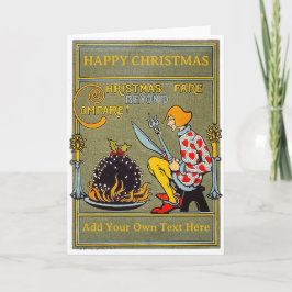 パーソナライズされたヴィンテージクリスマスカード シーズンカード