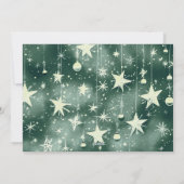 パーソナライズされたヴィンテージサンタクリスマスカード シーズンカード (裏面)