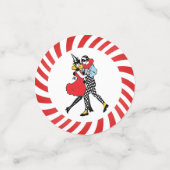 パーソナライズされたヴィンテージサーカステーブル紙吹雪 コンフェッティ (スモール正面)