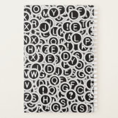 パーソナライズされたヴィンテージタイプライター鍵プランナー プランナー手帳 (裏面)