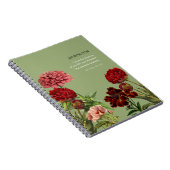 パーソナライズされたヴィンテージノートブック – 確認 ノートブック (右側)