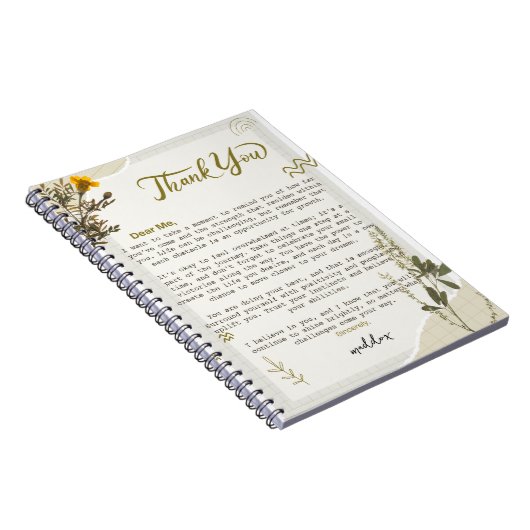 パーソナライズされたヴィンテージノートブ親愛ック ノートブック (右側)