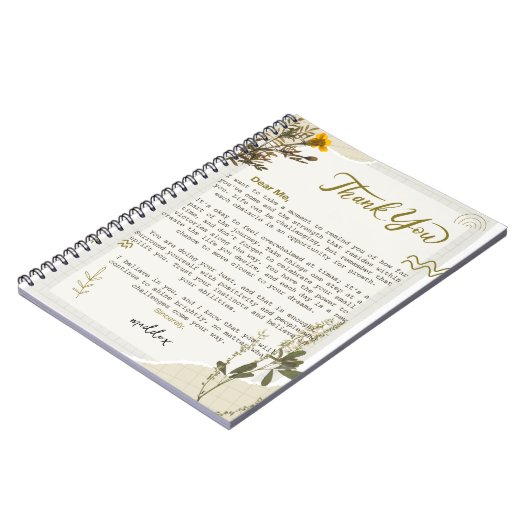 パーソナライズされたヴィンテージノートブ親愛ック ノートブック (左側)