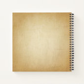 パーソナライズされたヴィンテージハッピーハローウィン | ノートブック (裏面)