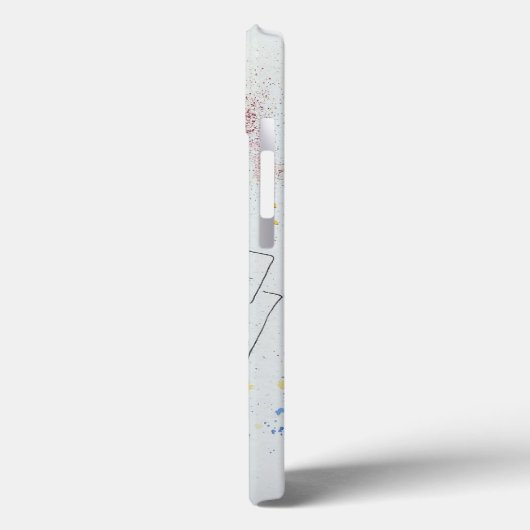 パーソナライズされたヴィンテージバイオリンフローラ Case-Mate iPhoneケース (裏面 / 左)