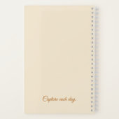 パーソナライズされたヴィンテージバラノート | 名前をカスタムする ノートブック (裏面)