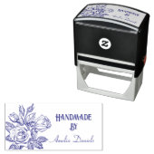 パーソナライズされたヴィンテージバラ手作り セルフインキングスタンプ (インサイチュ)