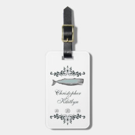 パーソナライズされたヴィンテージビーチホー結婚テルバッグラベル ラゲッジタグ