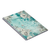 パーソナライズされたヴィンテージフローラ ノートブック (右側)