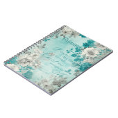 パーソナライズされたヴィンテージフローラ ノートブック (左側)