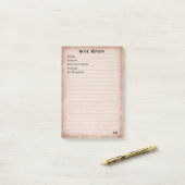 パーソナライズされたヴィンテージブックのレビュー3M ポストイット (デスク上)