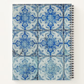 パーソナライズされたヴィンテージポルトガル語パターンレシピ ノートブック (裏面)