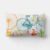 パーソナライズされたヴィンテージモダンレトロ枕 ランバークッション (裏面)