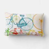 パーソナライズされたヴィンテージモダンレトロ枕 ランバークッション (正面)