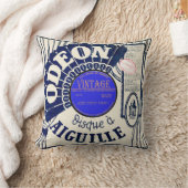 パーソナライズされたヴィンテージレコード装飾用クッション クッション (ブランケット)