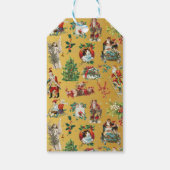 パーソナライズされたヴィンテージレトロ金ゴールド ギフトタグ (裏面)