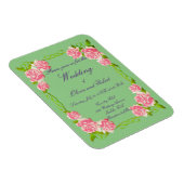 パーソナライズされたヴィンテージロマンチックバラ マグネット (右側)