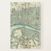 パーソナライズされたヴィンテージロンドンマッププランナー プランナー手帳 (裏面)