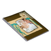 パーソナライズされたヴィンテージ写真のコラージュ ノートブック (右側)