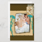 パーソナライズされたヴィンテージ写真のコラージュ 便箋 (正面/裏面)