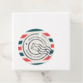 パーソナライズされたヴィンテージ北極ギフト表現ラベル フェイバータグ (インサイチュ)