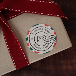 パーソナライズされたヴィンテージ北極表現 ラウンドシール