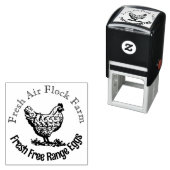 パーソナライズされたヴィンテージ卵スタンプ セルフインキングスタンプ (インサイチュ)