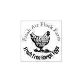 パーソナライズされたヴィンテージ卵スタンプ ラバースタンプ (インプリント)