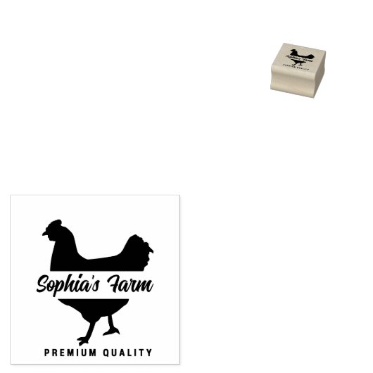 パーソナライズされたヴィンテージ名鶏卵 ラバースタンプ (押印)