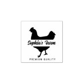 パーソナライズされたヴィンテージ名鶏卵 ラバースタンプ (インプリント)