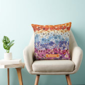 パーソナライズされたヴィンテージ押し花グラデーション クッション (椅子)