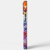 パーソナライズされたヴィンテージ押し花グラデーション Case-Mate iPhoneケース (裏面 / 左)