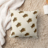 パーソナライズされたヴィンテージ航海のの水色 クッション (ブランケット)