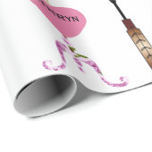 パーソナライズされたヴィンテージ裁縫数々の大事な行事 ラッピングペーパー (ロールコーナー)