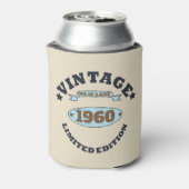 パーソナライズされたヴィンテージ誕生会 缶クーラー (缶裏面)