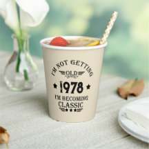 パーソナライズされたヴィンテージ誕生日ギフト黒