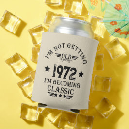 パーソナライズされたヴィンテージ誕生日ギフト黒 缶クーラー