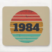 パーソナライズされたヴィンテージ誕生日プレゼントアイディア マウスパッド (正面)