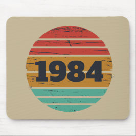 パーソナライズされたヴィンテージ誕生日プレゼントアイディア マウスパッド