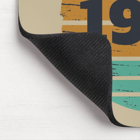 パーソナライズされたヴィンテージ誕生日プレゼントアイディア マウスパッド (コーナー)