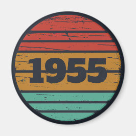 パーソナライズされたヴィンテージ誕生日プレゼントアイディア マグネット