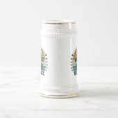 パーソナライズされたヴィンテージ誕生日プレゼント ビールジョッキ (中央)