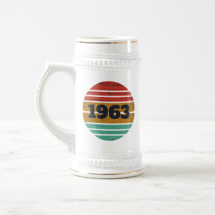 パーソナライズされたヴィンテージ誕生日プレゼント ビールジョッキ