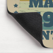 パーソナライズされたヴィンテージ誕生日プレゼント マウスパッド (コーナー)