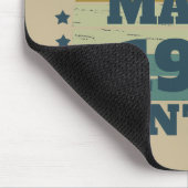 パーソナライズされたヴィンテージ誕生日プレゼント マウスパッド (コーナー)