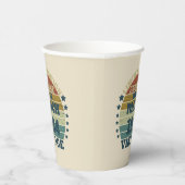 パーソナライズされたヴィンテージ誕生日プレゼント 紙コップ