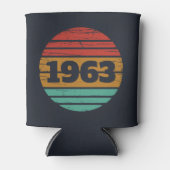 パーソナライズされたヴィンテージ誕生日プレゼント 缶クーラー (正面)