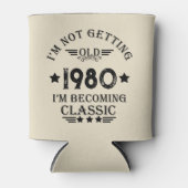 パーソナライズされたヴィンテージ誕生日プレゼント 缶クーラー (正面)