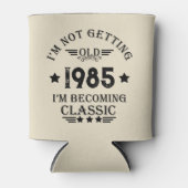 パーソナライズされたヴィンテージ誕生日プレゼント 缶クーラー (正面)