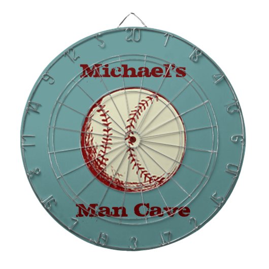 パーソナライズされたヴィンテージ野球ダートボード ダーツボード (正面)